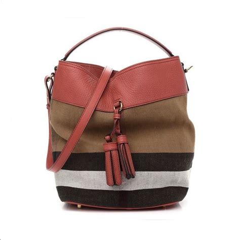 pink azalea burberry bag|BURBERRY Grainy Calfskin Canvas Mega Check Medium Ashby .